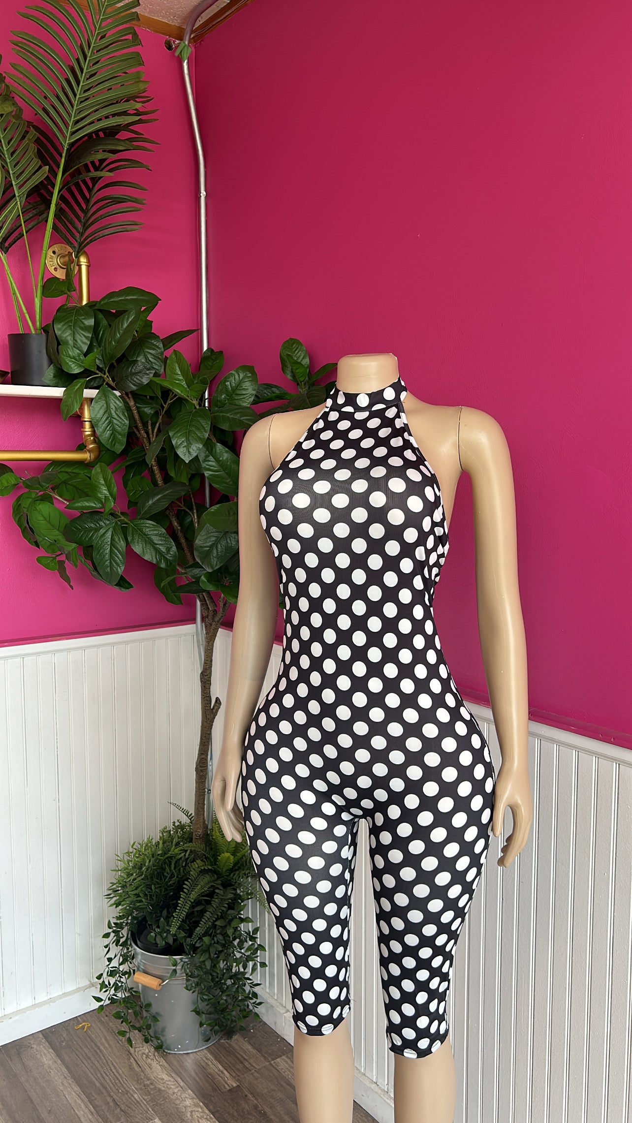 POLKA ROMPERS