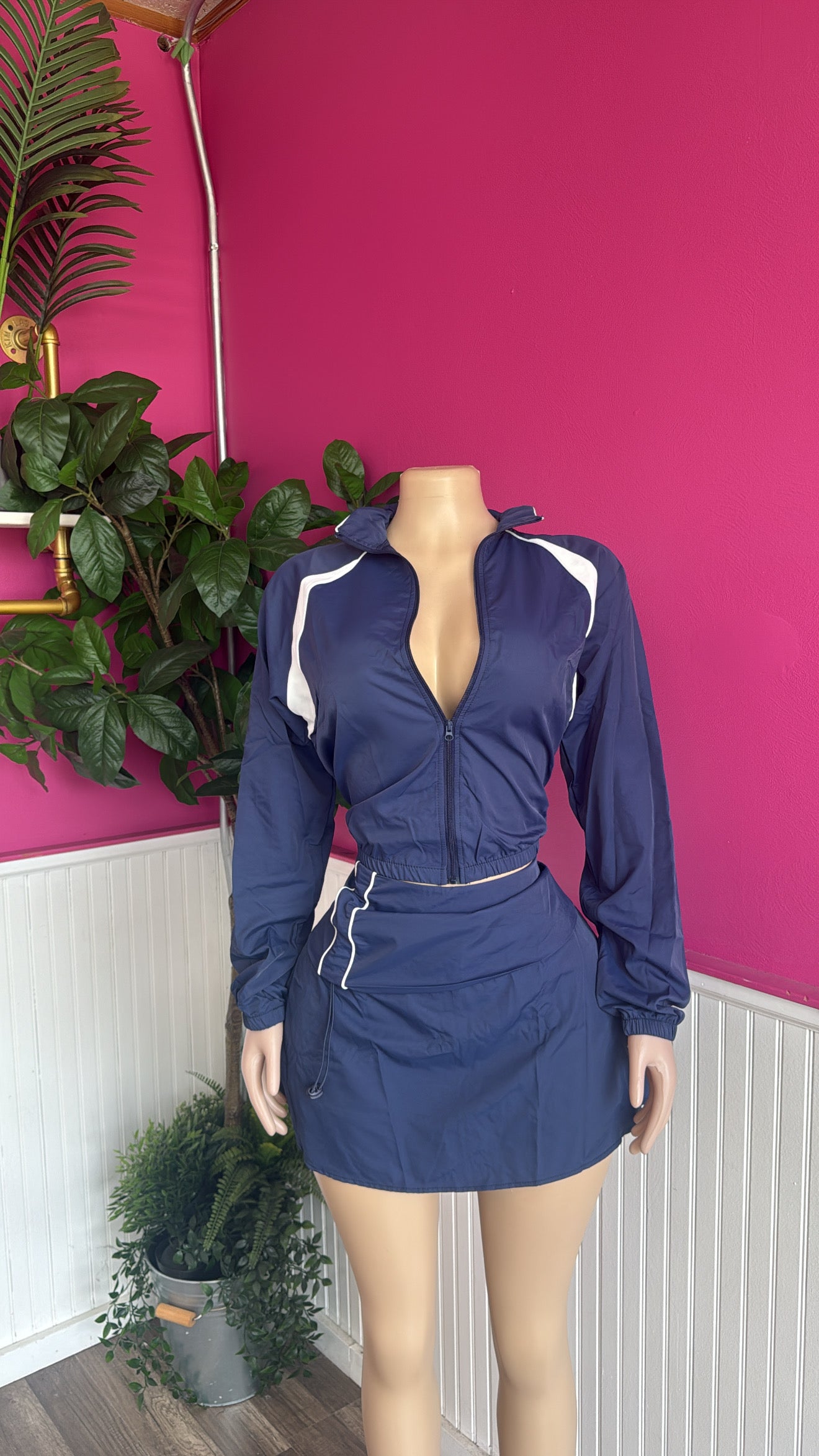 TRACK SKORT SET