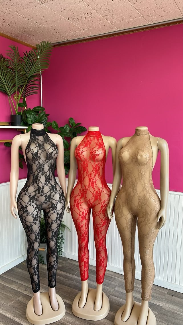 SALLY LACE JUMPSUIT