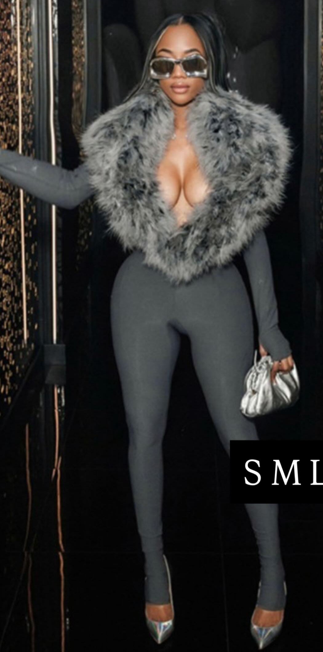 FUR JUMPSUIT